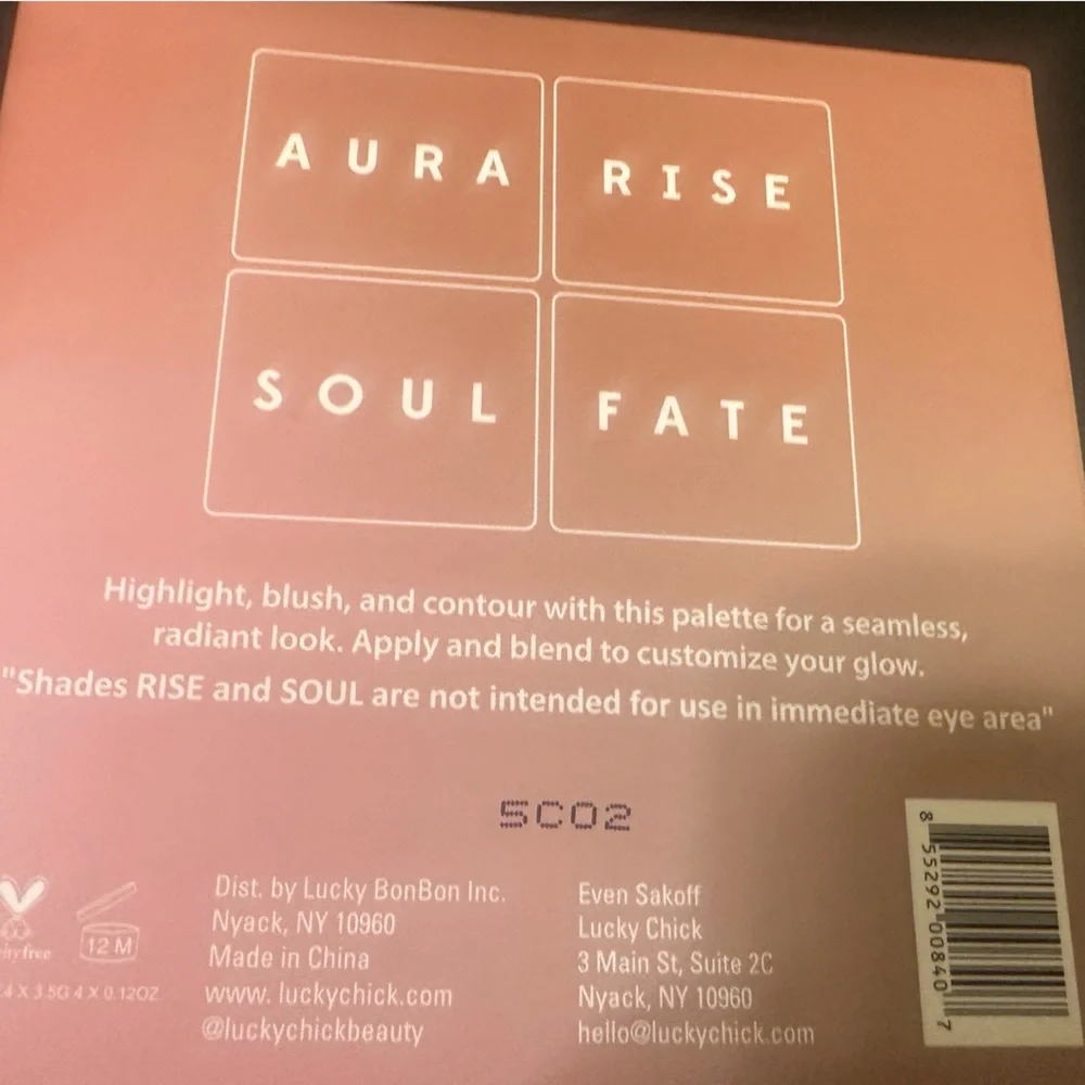 3/$33 ♦️♦️♦️ Lucky Chick Blush Palette - Soulful Shades - Picture 2 of 3